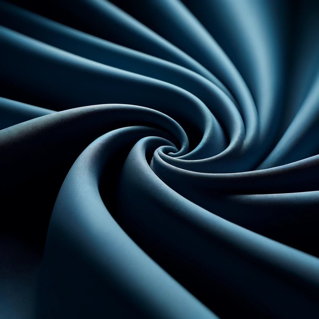 BLUE BLACKOUT CURTAIN