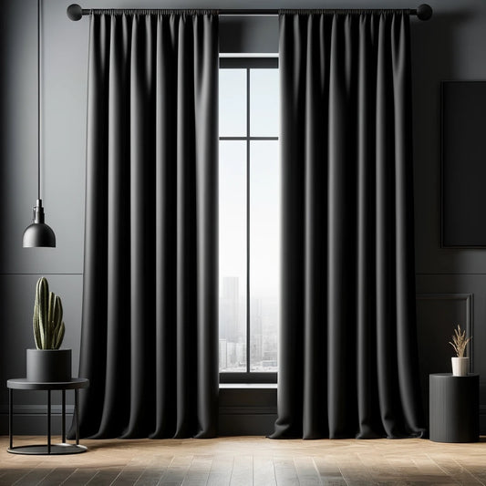 Black Blackout Curtain